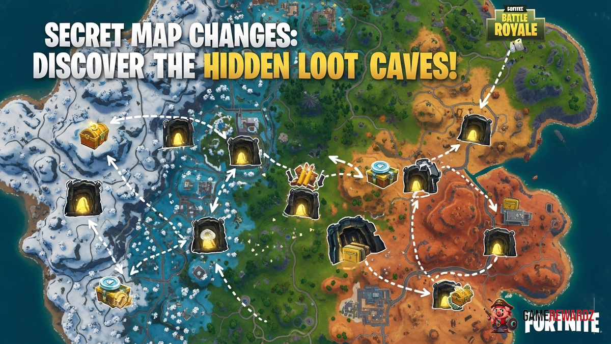 Fortnite's Secret Map Changes: Discover the Hidden Loot Caves!
